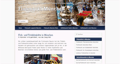 Desktop Screenshot of flohmarkt-muenchen.net