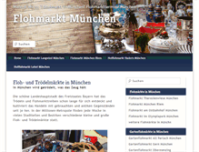 Tablet Screenshot of flohmarkt-muenchen.net